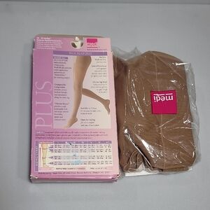 NEW Mediven Plus thigh high compression stocking open toe 30-40 mmm Hg PlsRead!